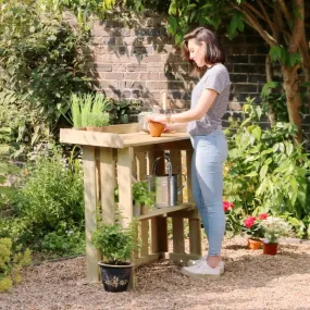 FOLDING GARDEN BAR / POTTING TABLE