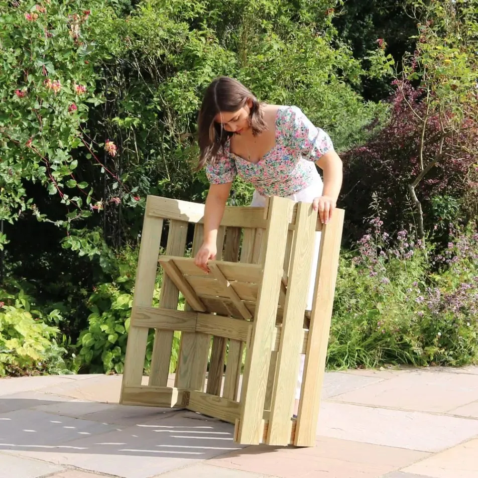 FOLDING GARDEN BAR / POTTING TABLE