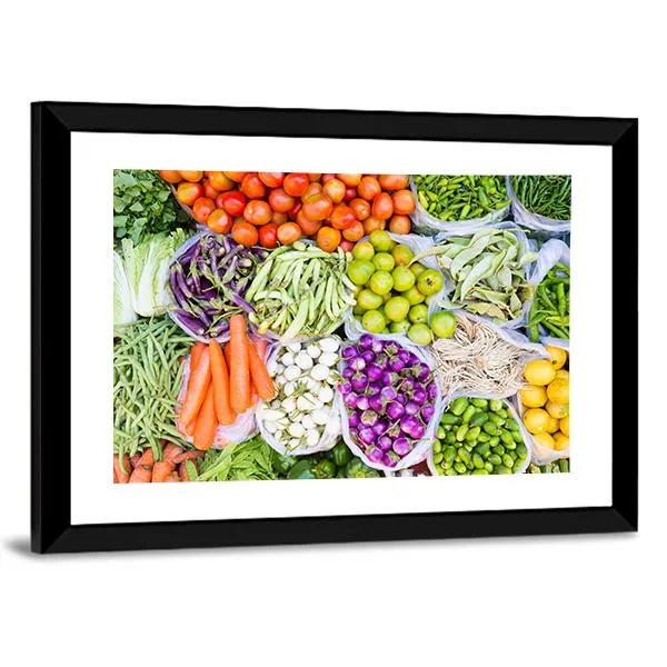 Fresh Vegetables Canvas Wall Art