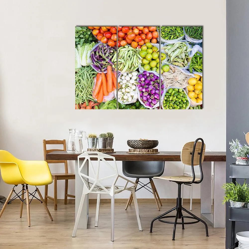 Fresh Vegetables Canvas Wall Art