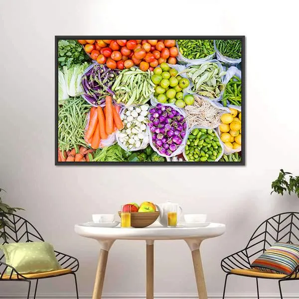 Fresh Vegetables Canvas Wall Art