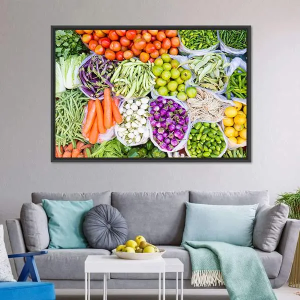 Fresh Vegetables Canvas Wall Art