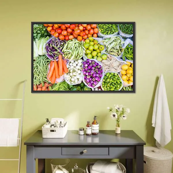 Fresh Vegetables Canvas Wall Art