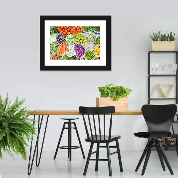 Fresh Vegetables Canvas Wall Art