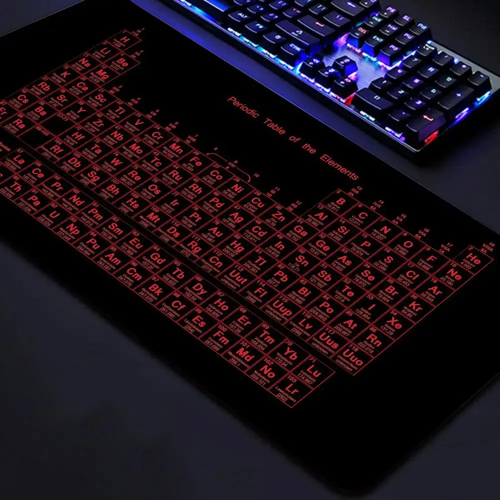 Gaming Mausepad 900x400 Large Periodic Table of Chemical Elem Mouse Pad xxl Anti-slip Mousepad Gaming Keyboard Desk Pad Mat PC