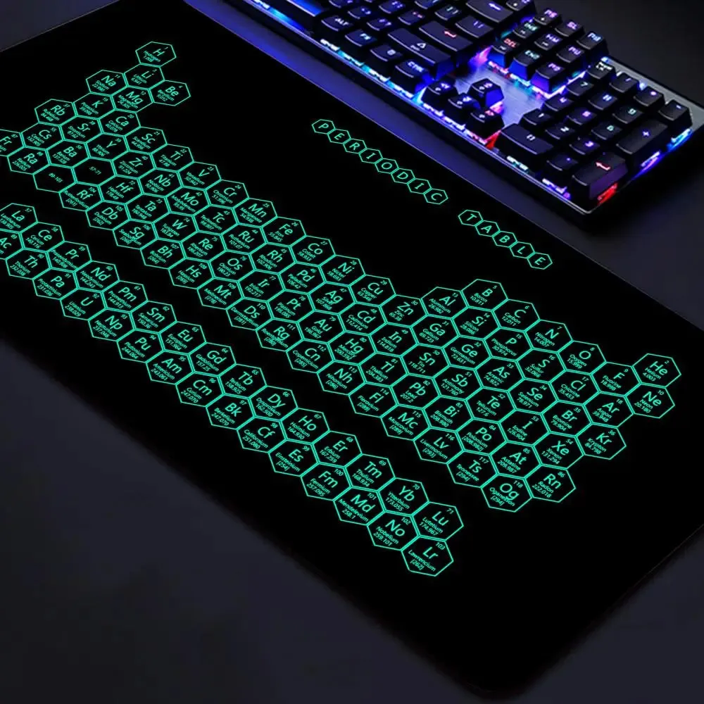 Gaming Mausepad 900x400 Large Periodic Table of Chemical Elem Mouse Pad xxl Anti-slip Mousepad Gaming Keyboard Desk Pad Mat PC