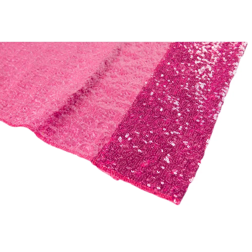 Glitz Sequin 10ft H x 52" W Drape/Backdrop panel - Fuchsia