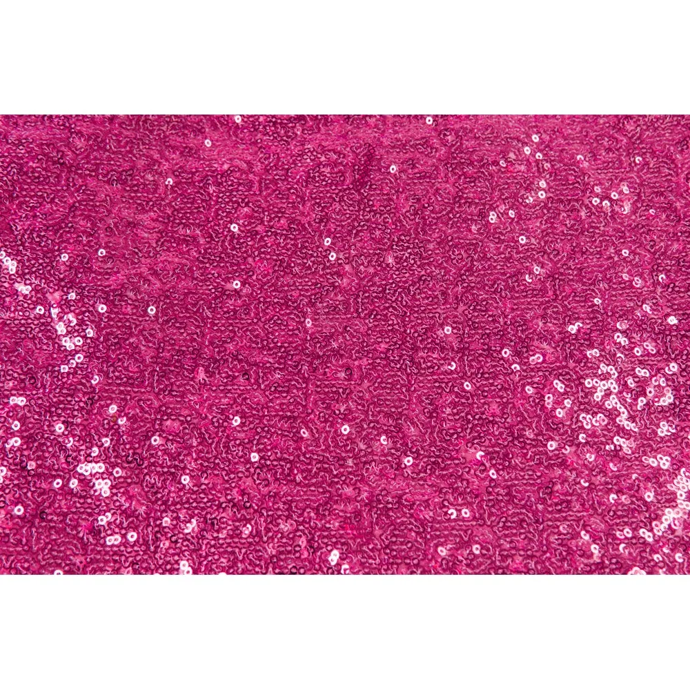 Glitz Sequin 10ft H x 52" W Drape/Backdrop panel - Fuchsia