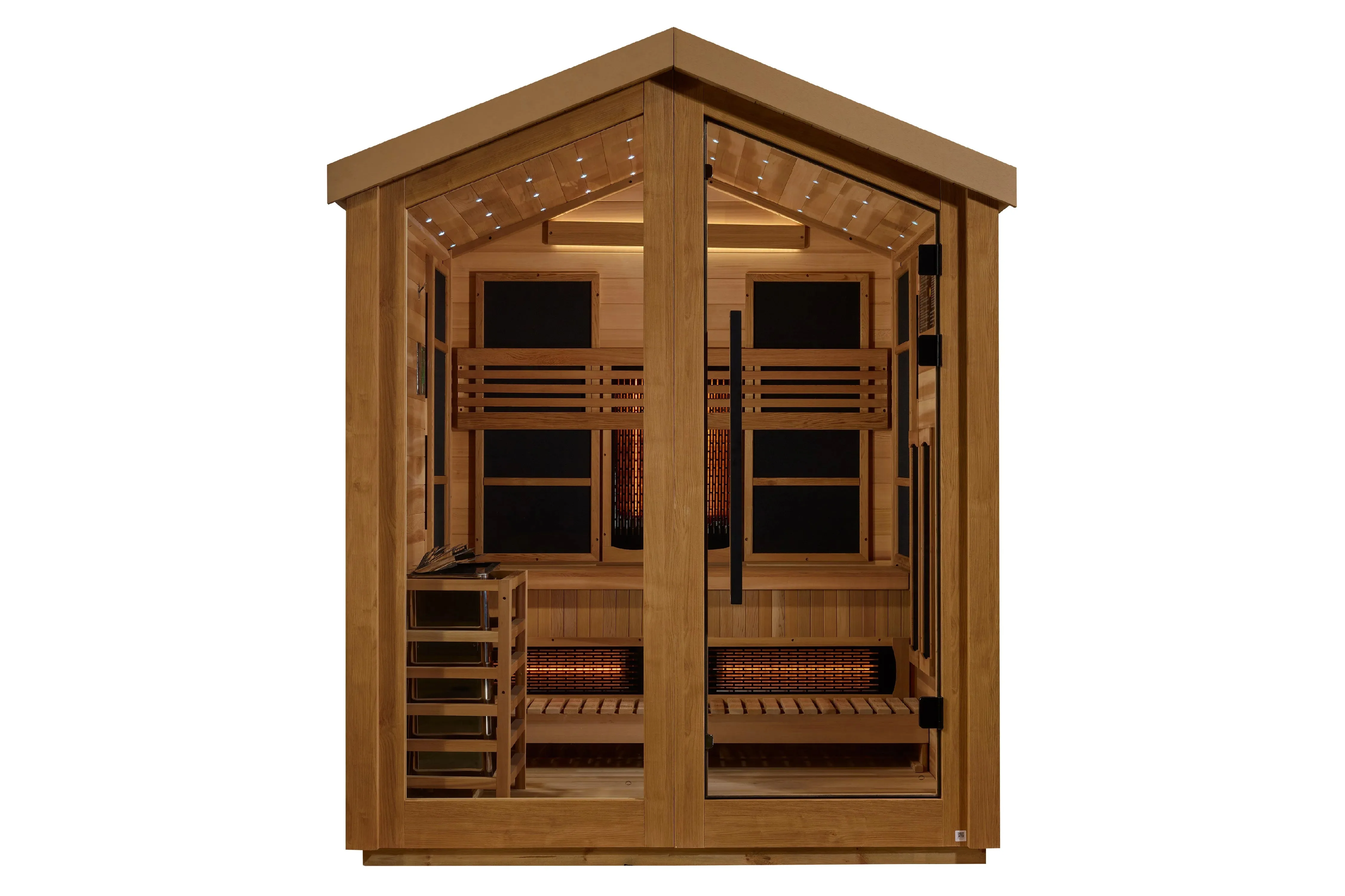 Golden Designs "Loviisa" 3 Person Hybrid Full Spectrum Outdoor Sauna