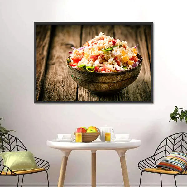 Heaped Rustic Bowl Canvas Wall Art