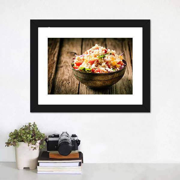 Heaped Rustic Bowl Canvas Wall Art