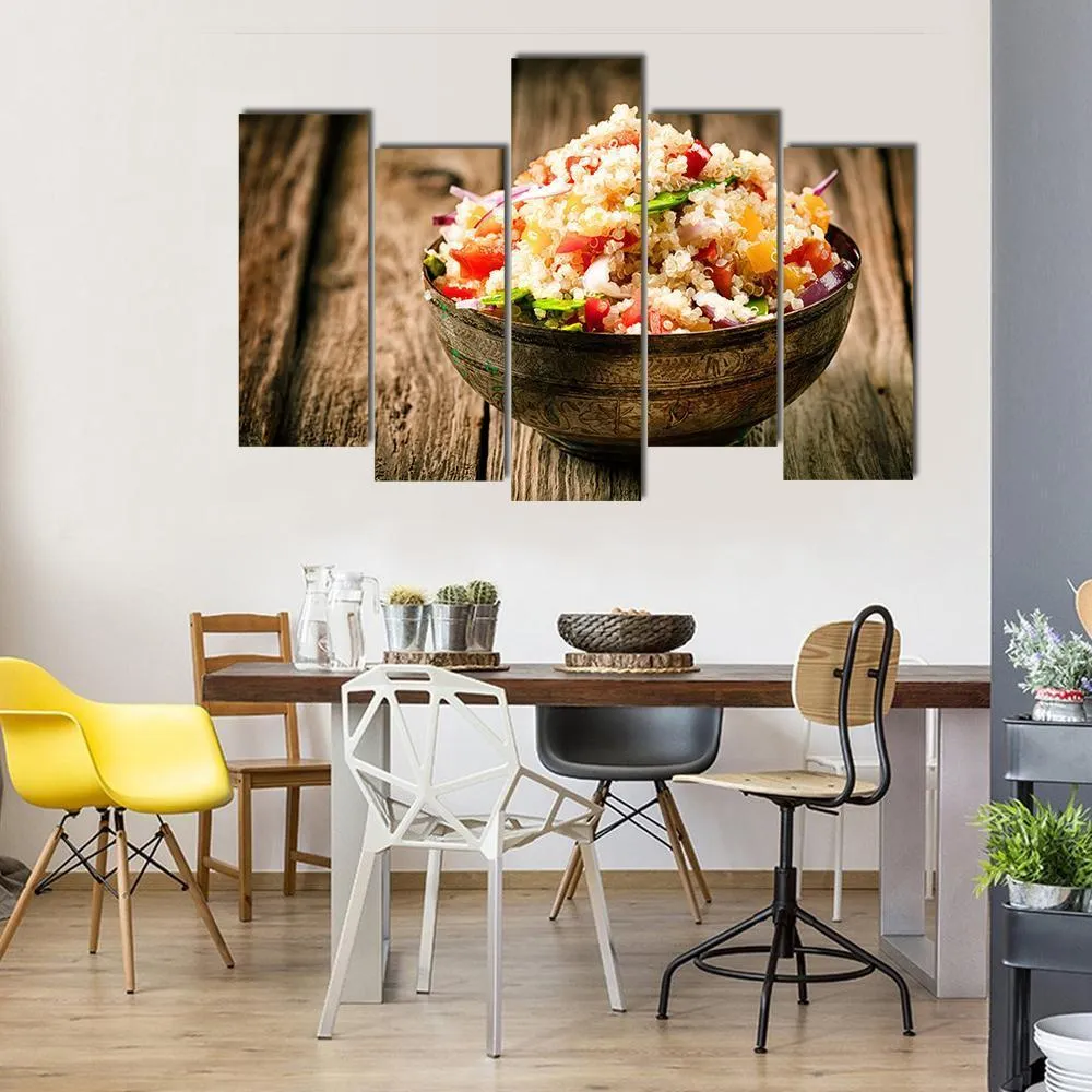 Heaped Rustic Bowl Canvas Wall Art