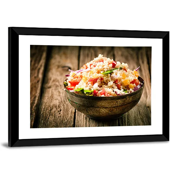 Heaped Rustic Bowl Canvas Wall Art