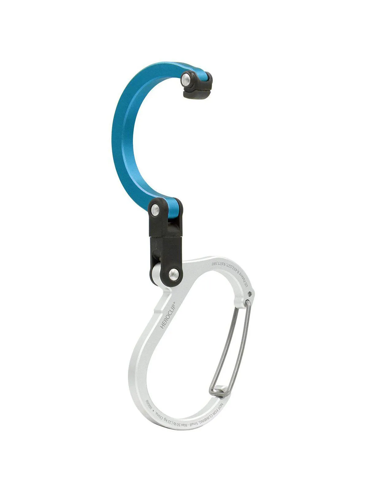 Heroclip Carabiner Small Blue Steel