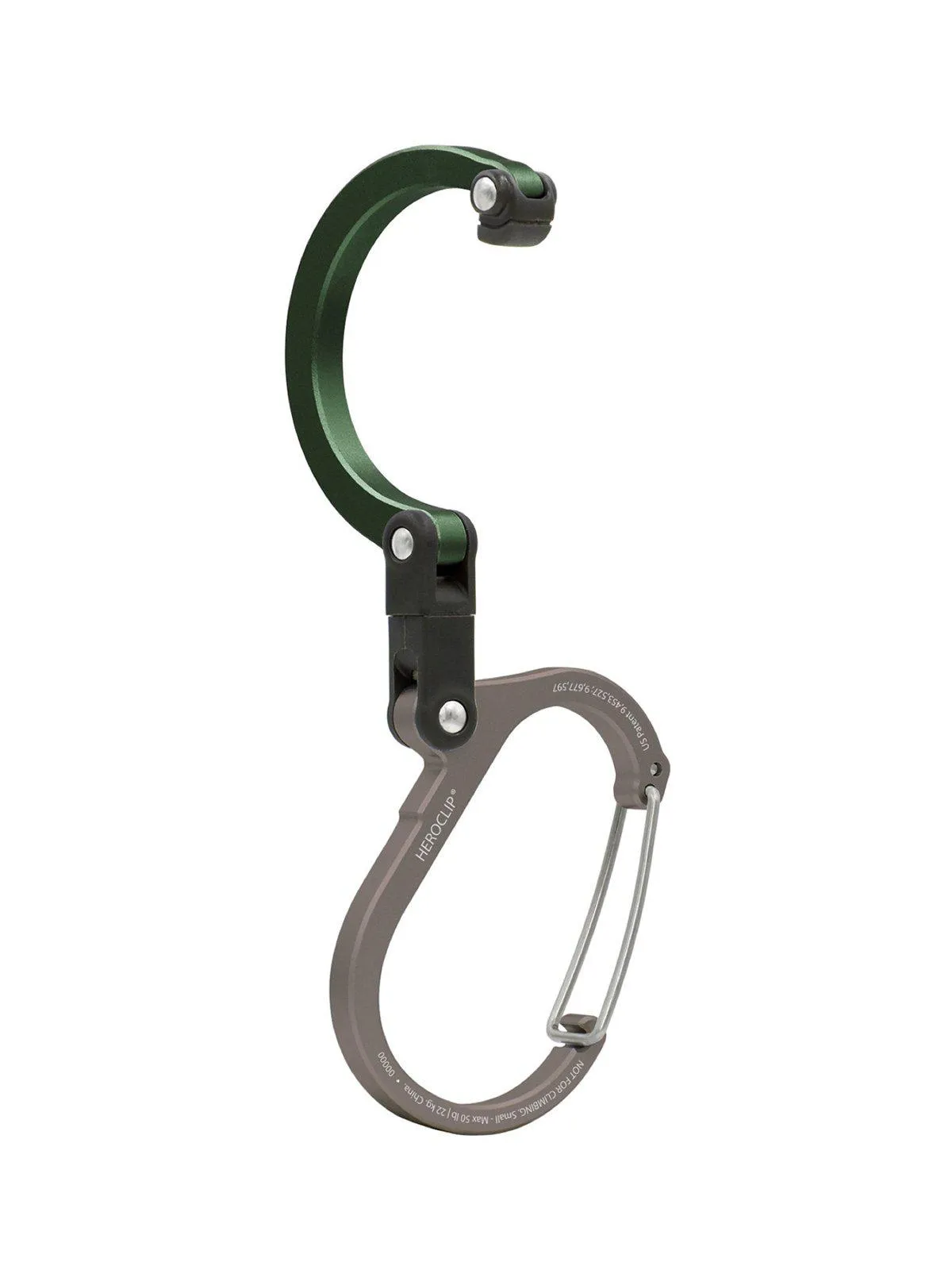 Heroclip Carabiner Small Forest Green