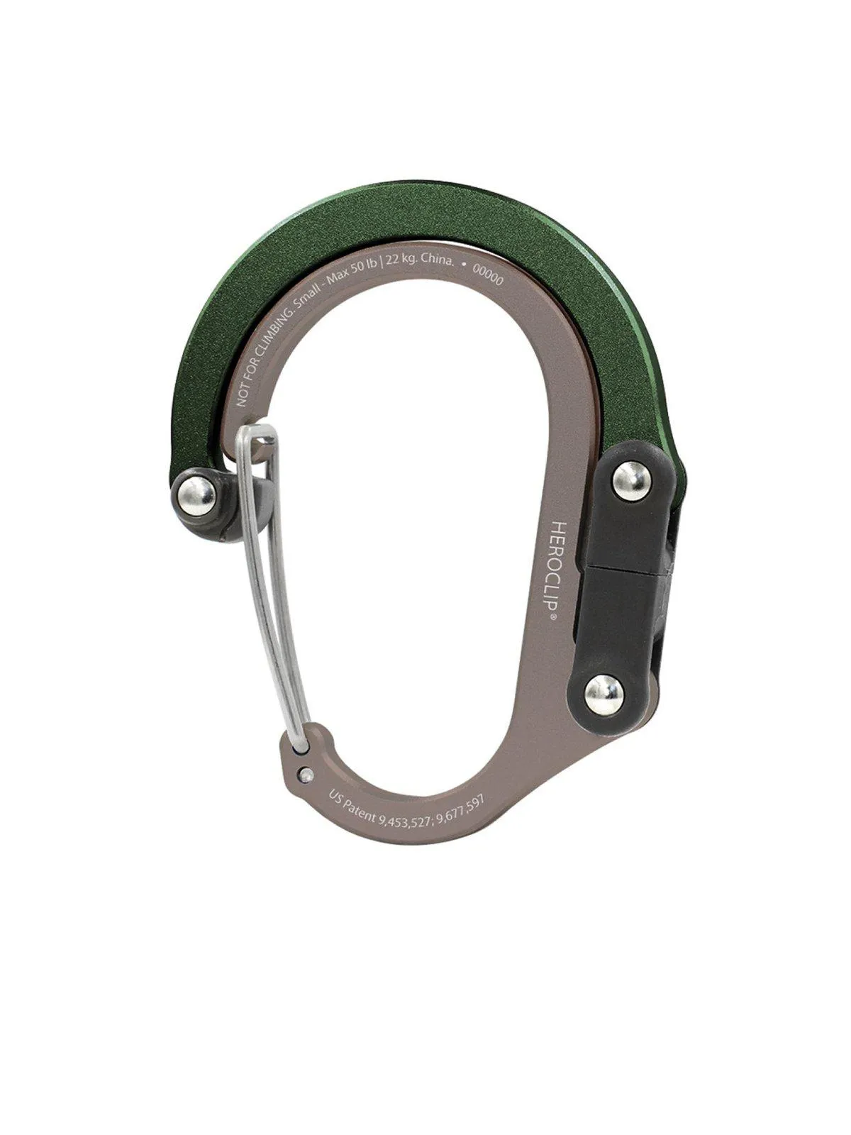 Heroclip Carabiner Small Forest Green