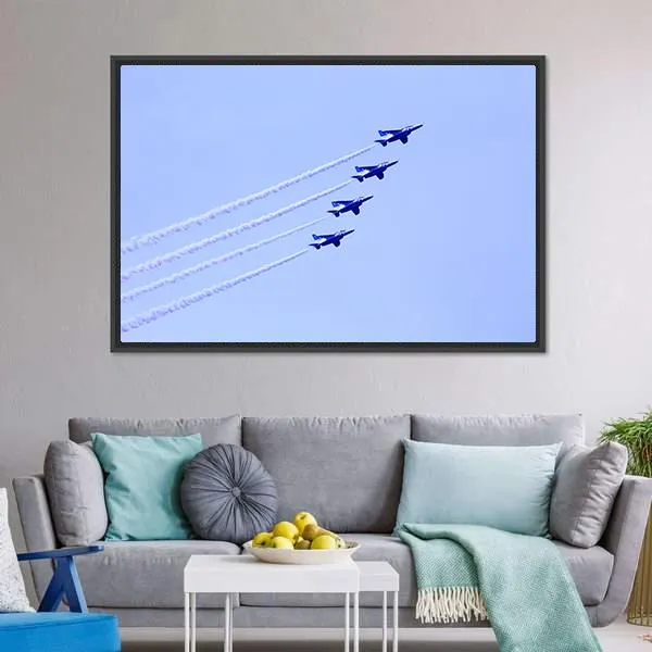 Impulse Formation Flying Canvas Wall Art