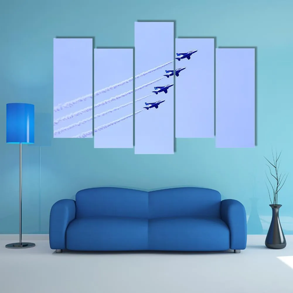 Impulse Formation Flying Canvas Wall Art