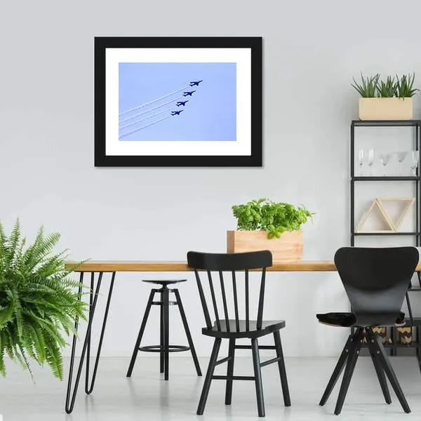 Impulse Formation Flying Canvas Wall Art