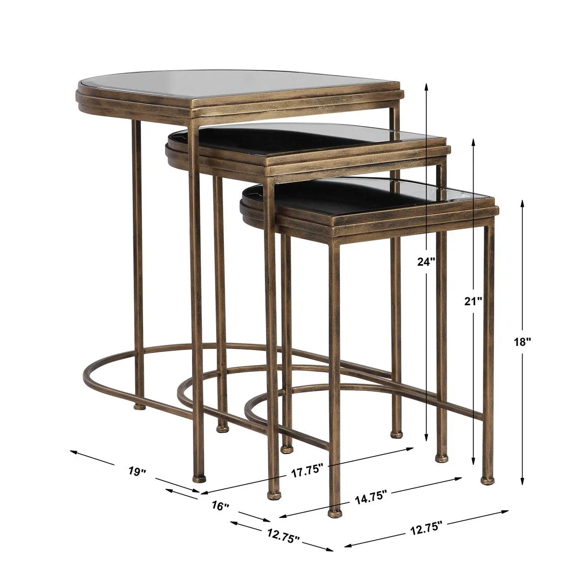 India Nesting Tables - Set of 3