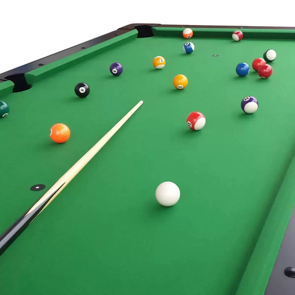 Installed Roberto Sport 7ft Top Slate Pool Table Multi-Layered Plywood Covered with Laminate  - 19mm Pure Italian Slate Playing Surface  - High Quality Wool Cloth