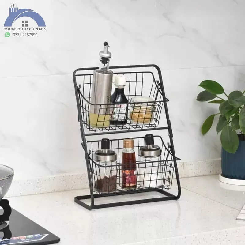 Iron Storage Basket 2 Layer