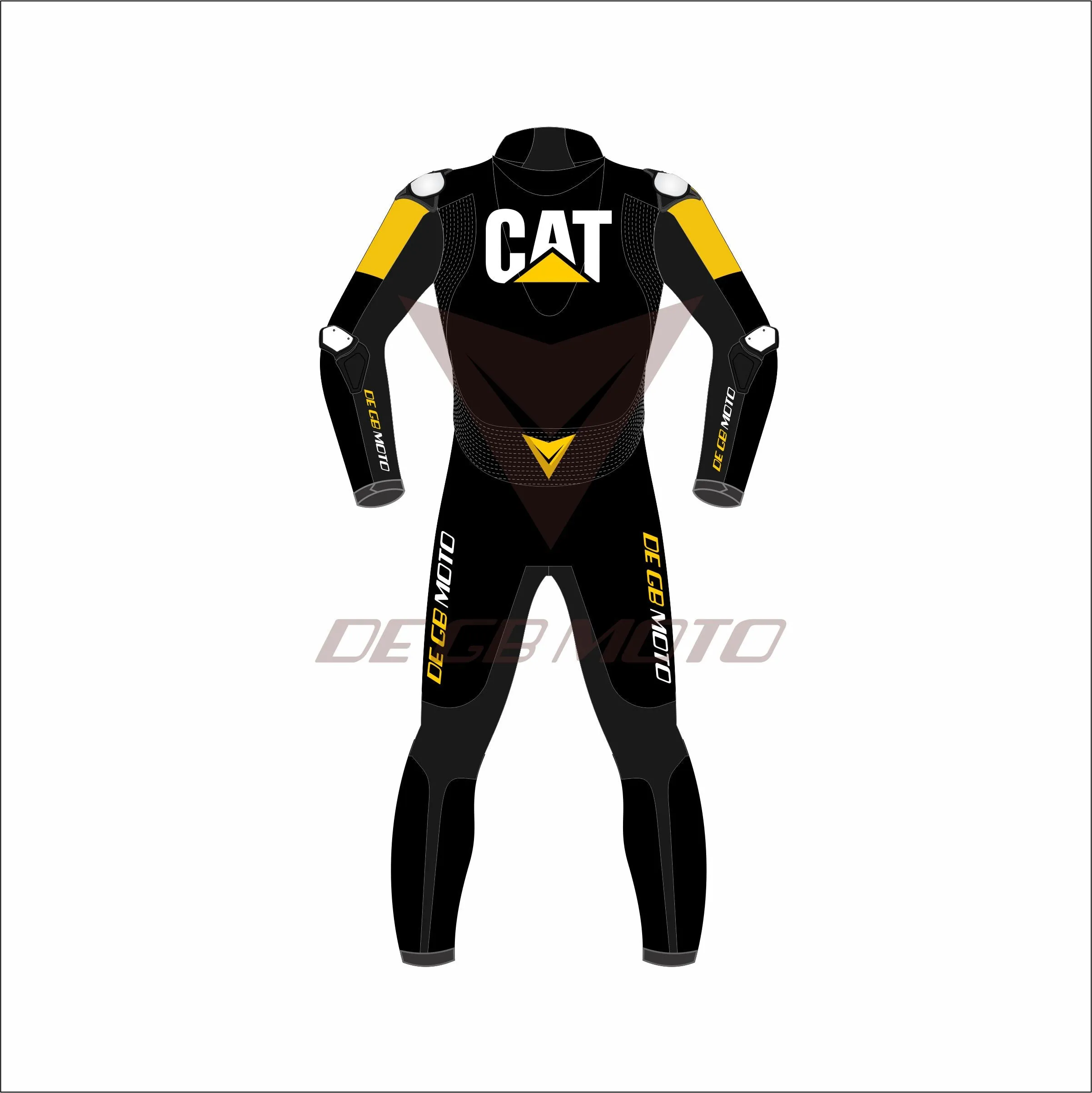 JACK MILLER CATERPILLAR THRILLER Motorbike Racing Leather Suit