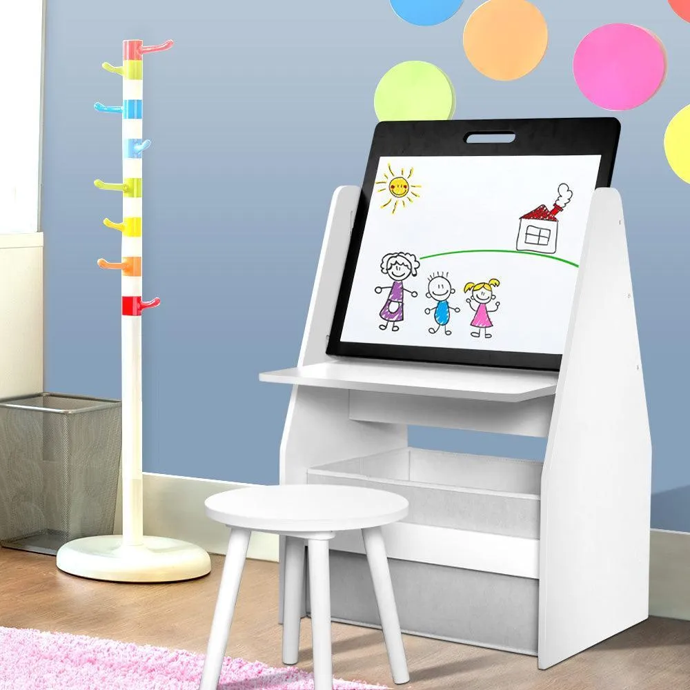 Keezi Kids Bookshelfs Child Bookcases Kids Easel Whiteboard Magazine Rack Desk