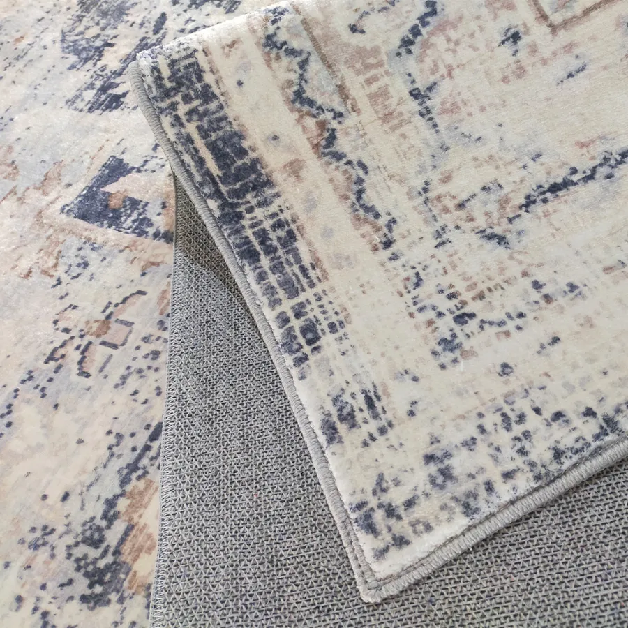 Kiara Distressed Machine Washable Area Rug