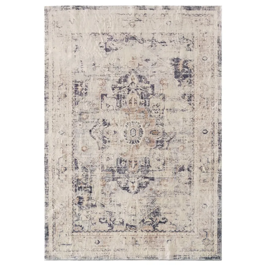 Kiara Distressed Machine Washable Area Rug