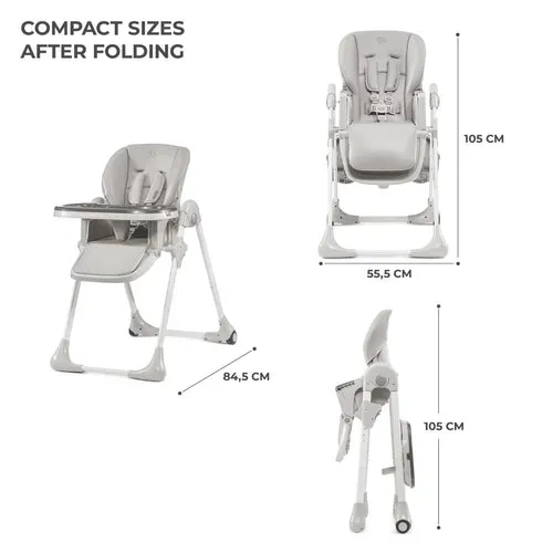 KinderKraft High Chair Yummy - Grey