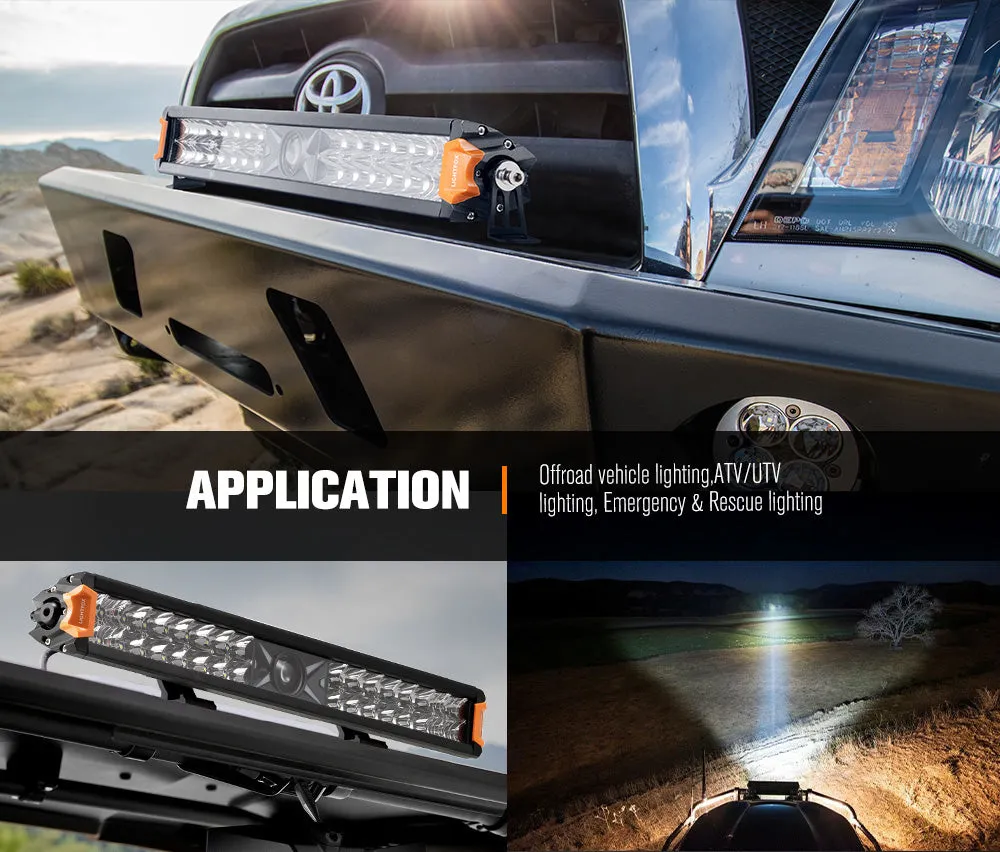 Lightfox Rigel Series 22inch LED Light Bar 1 Lux @ 1,016m IP68 9,650 Lumens