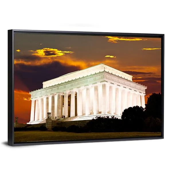 Lincoln Memorial Canvas Wall Art