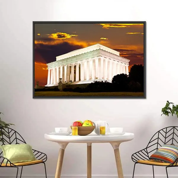 Lincoln Memorial Canvas Wall Art