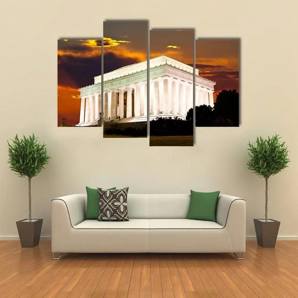 Lincoln Memorial Canvas Wall Art