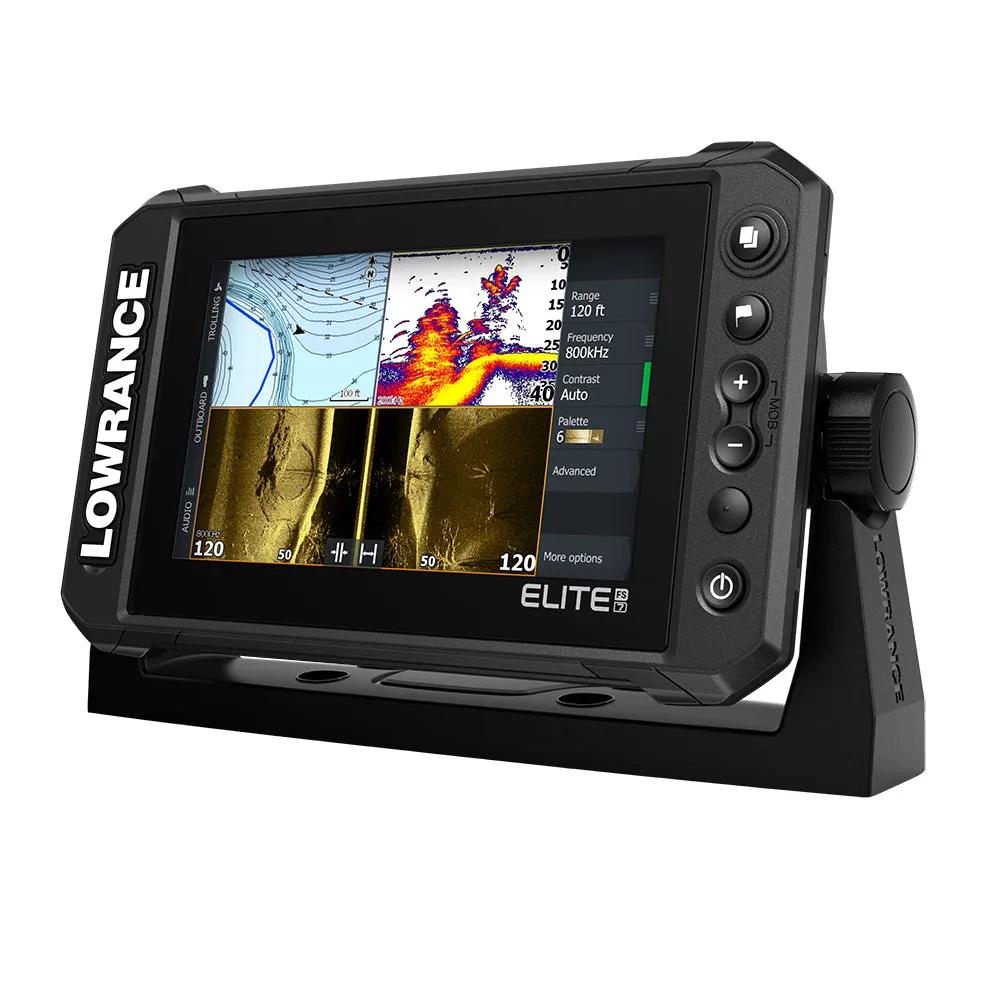 Lowrance Elite FS 7 Chartplotter/Fishfinder w/Active Imaging* 3-in-1 Transom Mount Transducer