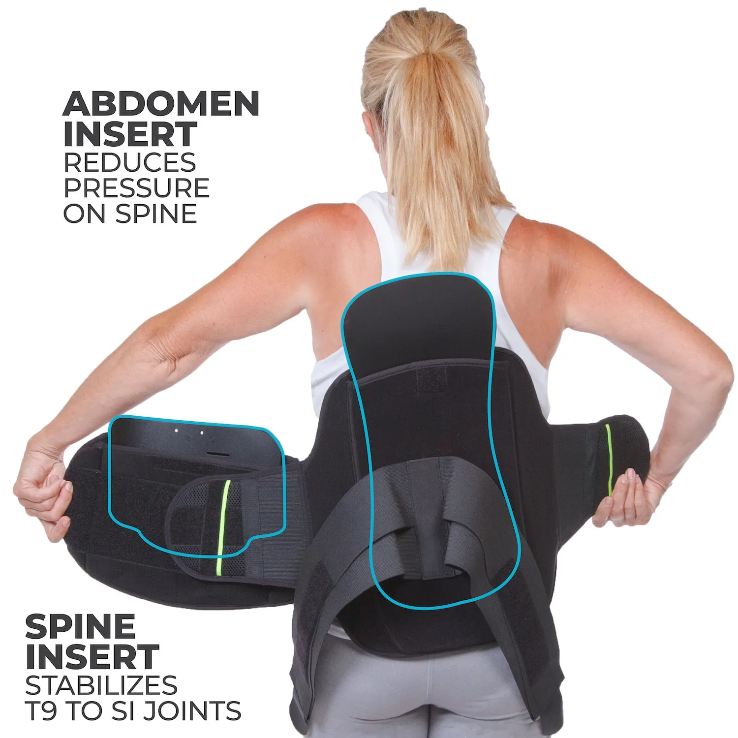 LSO Spinal Stenosis Back Brace – Spinal Brace for Scoliosis, Sciatica, Lumbar Support for Lower Back Pain Relief