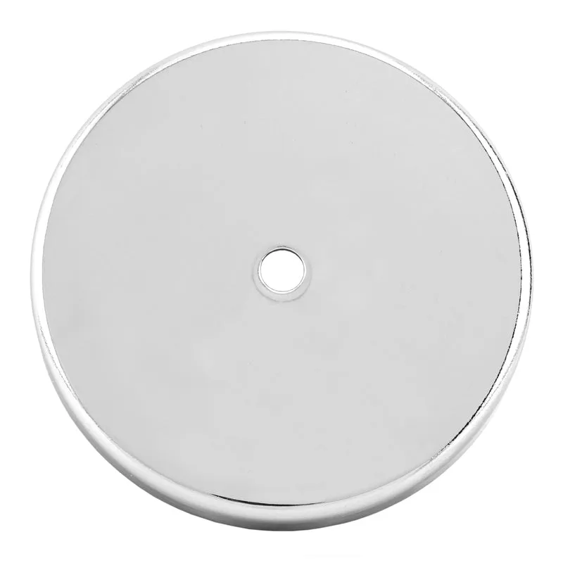 Magnet Source .18 in. L X 1.21 in. W Silver Round Base Magnet 10 lb. pull 2 pc