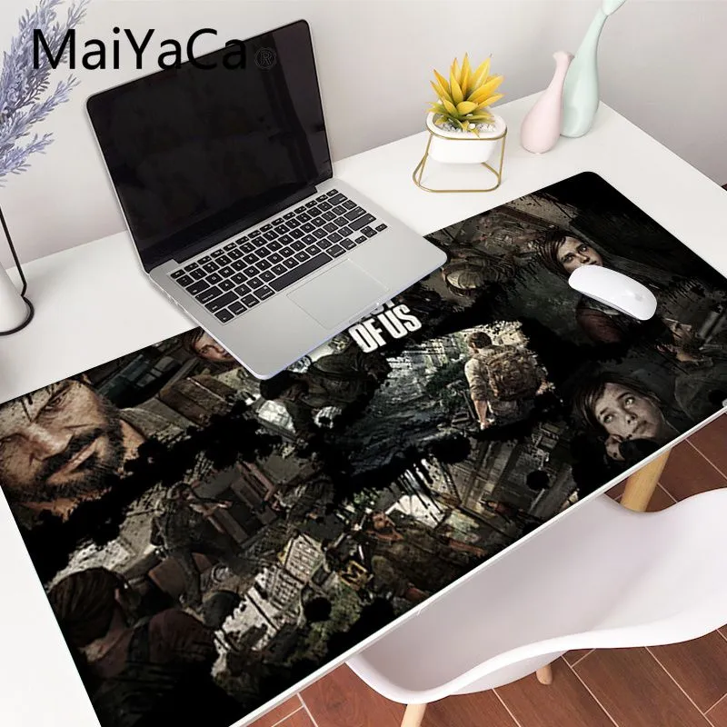 MaiYaCa Extra Large The Last of US Computer Mousepad Gamer Anti-slip Natural Rubber anime Mouse pad desk mat xl xxl 900x400mm