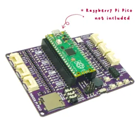 Maker Pi Pico Base (without Pico): Simplifying Pi Pico for Beginners