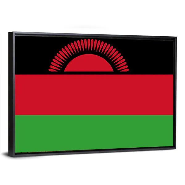 Malawi Flag Canvas Wall Art