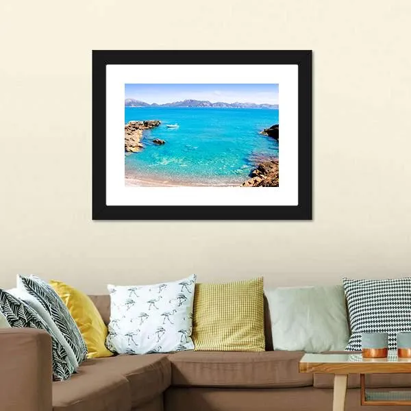 Mallorca La Victoria Beach Canvas Wall Art