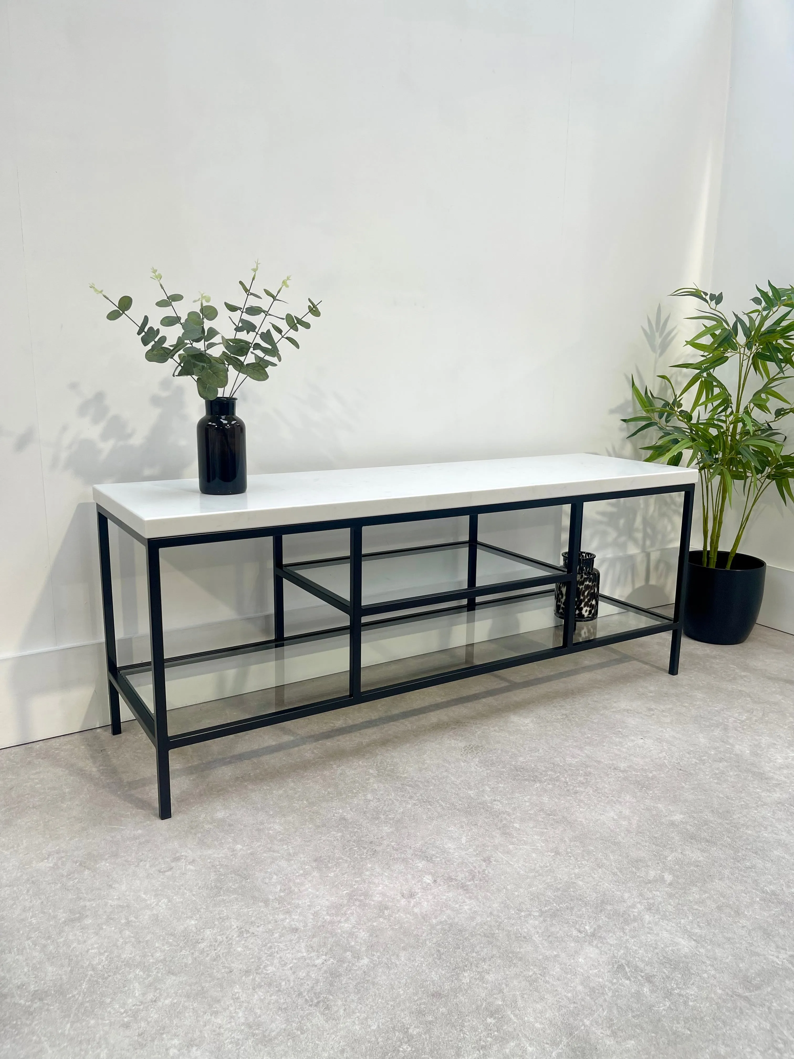 Marble Metal TV/Media Unit