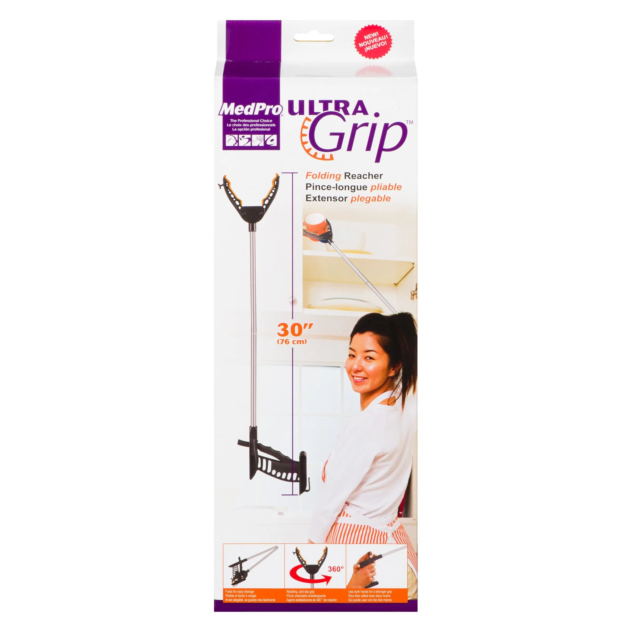 MedPro Ultra-Grip Folding Reacher