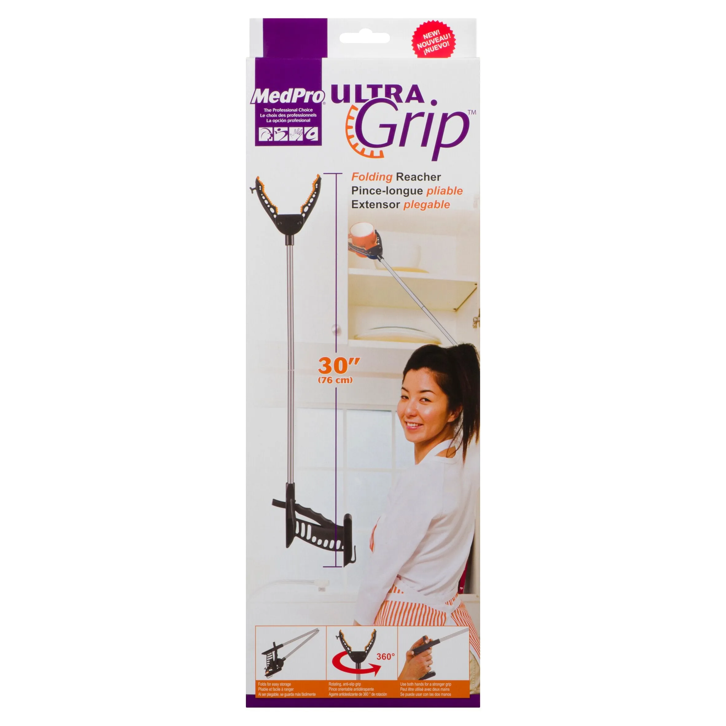 MedPro Ultra-Grip Folding Reacher