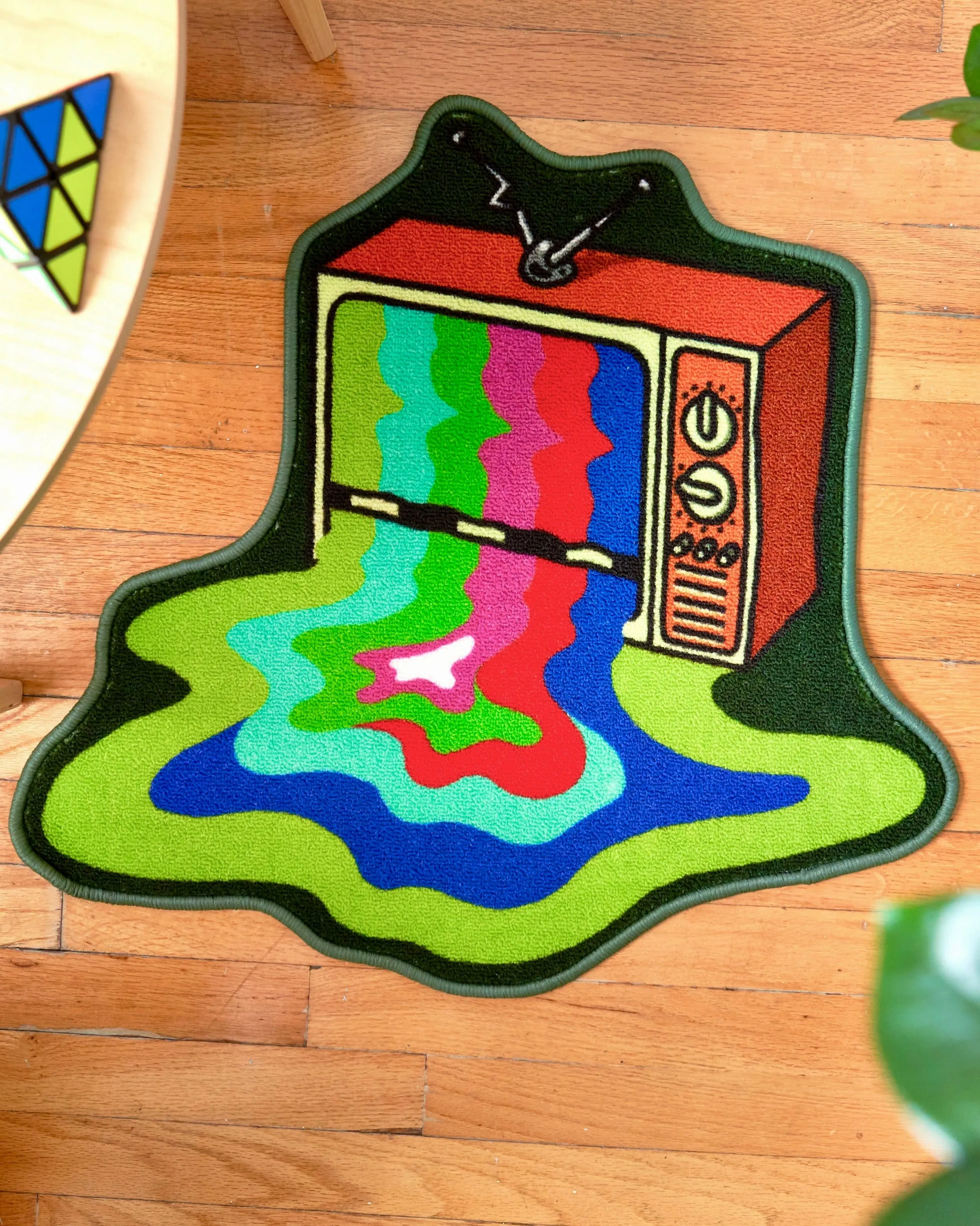 Melting Analog TV Rug