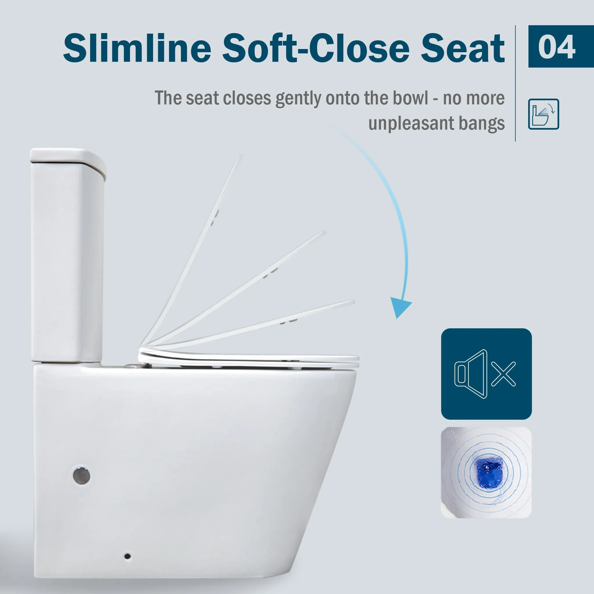 Mica Tornado Flush Wall Faced Toilet Suite