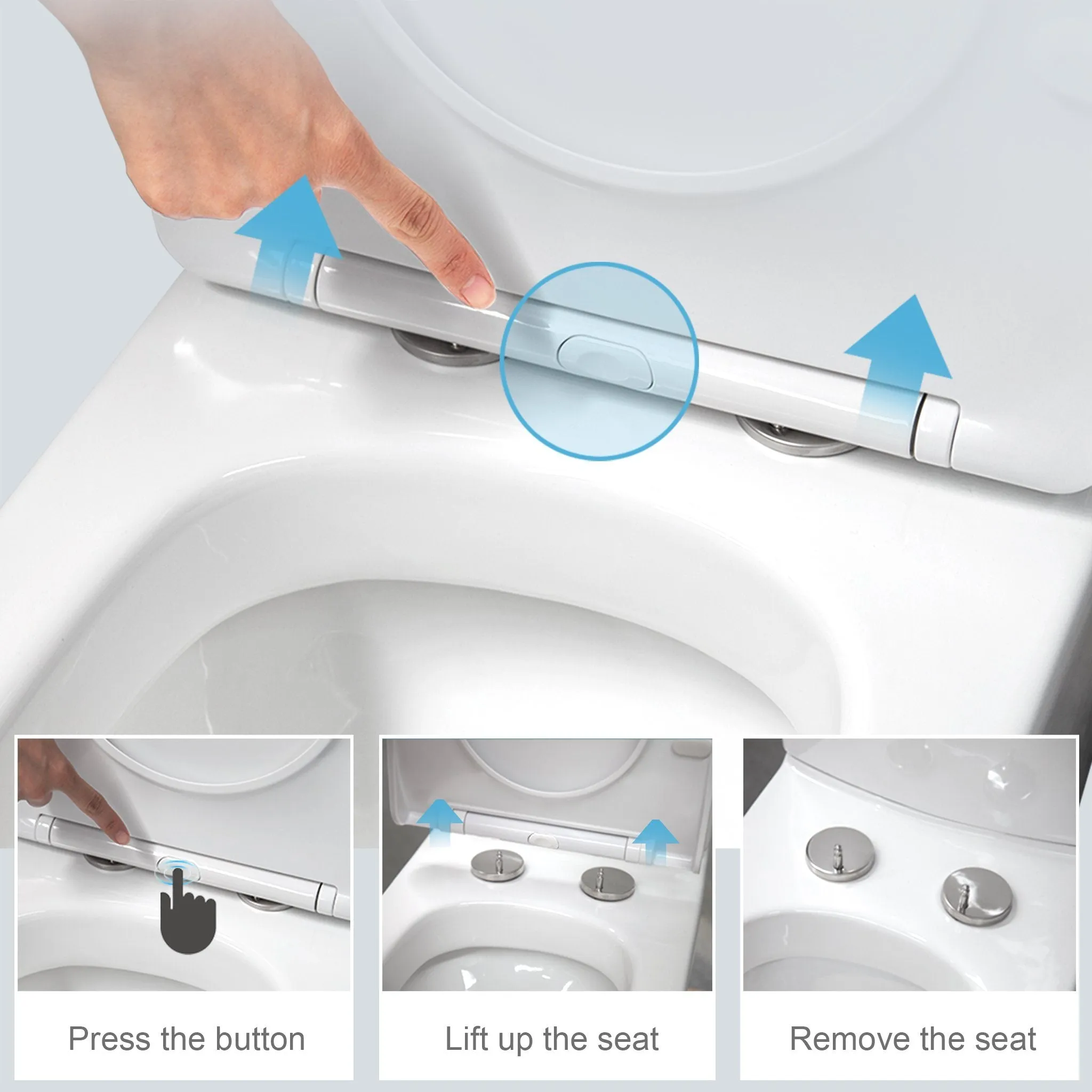 Mica Tornado Flush Wall Faced Toilet Suite