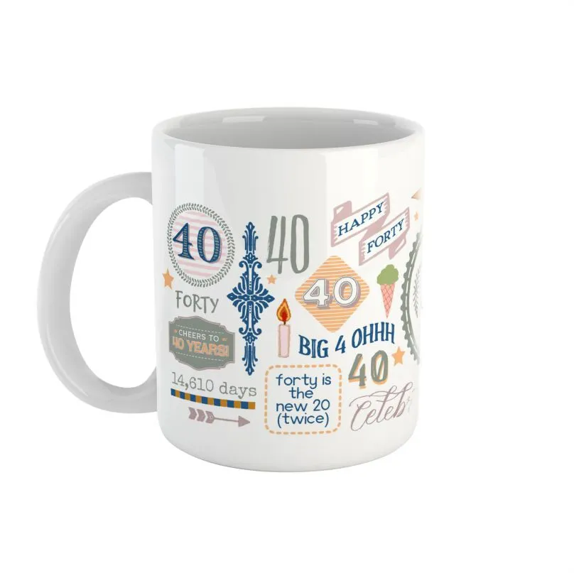 Milestone Birthday Ceramic Mug