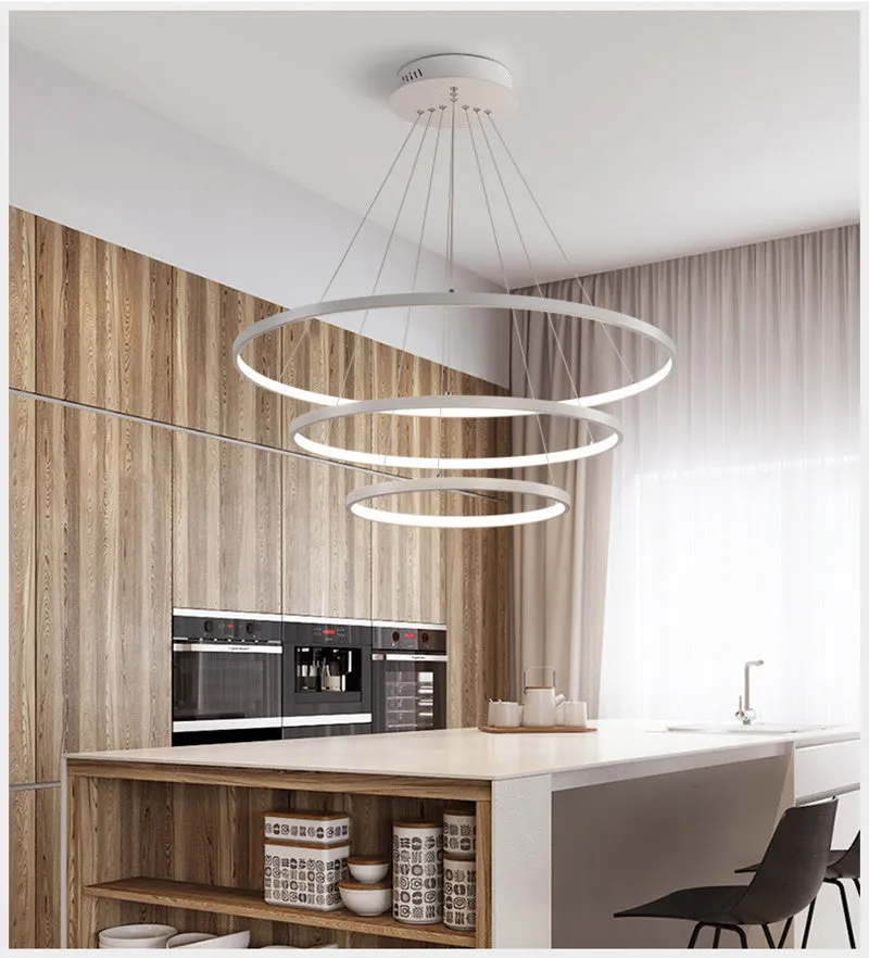 Modern Tiered LED Ceiling Hanging Pendant Light